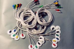 Кабель пациента 12 отв. 10 электродов  для КТ-04-8, КТ-04АД-3(М) (12 pin) / с биоустойчивым кабелем